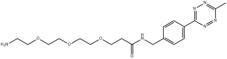 Me-Tet-PEG3-NH2 Struktur