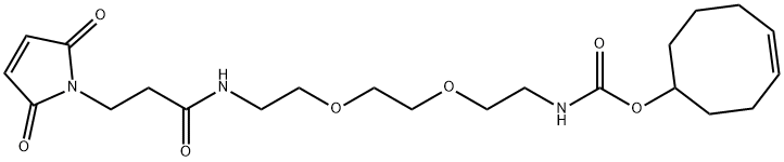 TCO4-PEG2-Maleimide Struktur