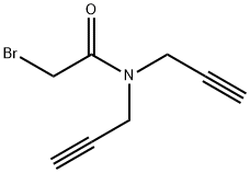 Acetamide, 2-bromo-N,N-di-2-propyn-1-yl- Struktur