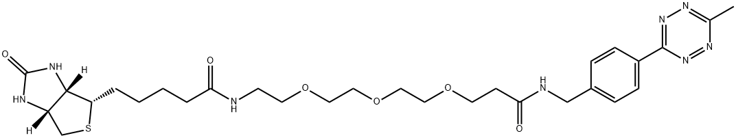 Biotin-PEG3-Me-Tet Struktur