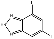 2H-Benzotriazole, 4,6-difluoro- Struktur