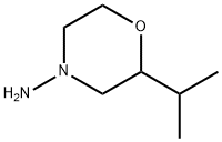 4-Morpholinamine, 2-(1-methylethyl)- Struktur