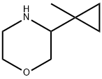 Morpholine, 3-(1-methylcyclopropyl)- Struktur