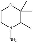 4-Morpholinamine, 2,2,3-trimethyl Struktur