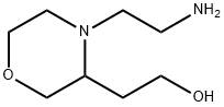 3-Morpholineethanol, 4-(2-aminoethyl)- Struktur