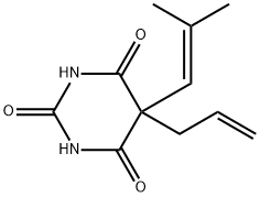 5-Desisobutyl,5-(2-Methyl-prop-1-en-1-yl) Butalbital Struktur