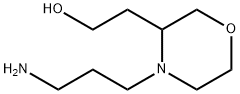 3-Morpholineethanol, 4-(3-aminopropyl)- Struktur