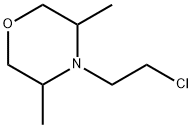 Morpholine, 4-(2-chloroethyl)-3,5-dimethyl- Struktur