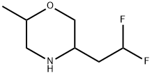 Morpholine,5-(2,2-difluoroethyl)-2-methyl- Struktur