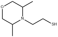 4-Morpholineethanethiol, 3,5-dimethyl- Struktur