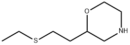 Morpholine,2-[2-(ethylthio)ethyl]- Struktur