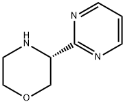 Morpholine, 3-(2-pyrimidinyl)-, (3R)- Struktur