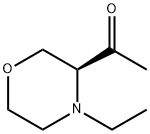 Ethanone, 1-[(3S)-4-ethyl-3-morpholinyl]- Struktur