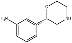 Benzenamine, 3-(2S)-2-morpholinyl- Struktur