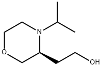 3-Morpholineethanol, 4-(1-methylethyl)-, (3S)- Struktur