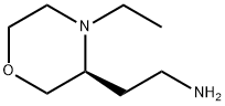 3-Morpholineethanamine, 4-ethyl-, (3S)- Struktur