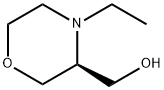 3-Morpholinemethanol, 4-ethyl-, (3S)- Struktur