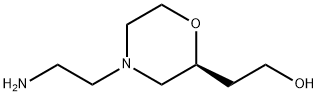 2-Morpholineethanol,4-(2-aminoethyl)-,(2S)- Struktur