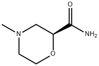 2-Morpholinecarboxamide, 4-methyl-, (2S)- Structure