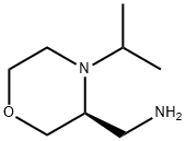 3-Morpholinemethanamine, 4-(1-methylethyl)-,(3S)- Struktur