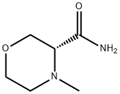 3-Morpholinecarboxamide, 4-methyl-, (3R)- Struktur