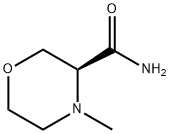 3-Morpholinecarboxamide, 4-methyl-, (3S)- Struktur