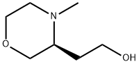 3-Morpholineethanol, 4-methyl-, (3S)- Struktur