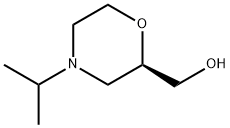 2-Morpholinemethanol, 4-(1-methylethyl)-, (2R)- Struktur