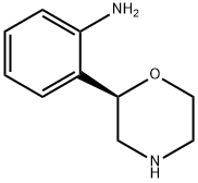 Benzenamine, 2-(2R)-2-morpholinyl Struktur