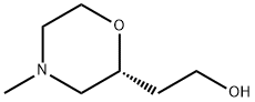 2-Morpholineethanol, 4-methyl-, (2R)- Struktur