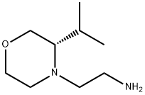 4-Morpholineethanamine, 3-(1-methylethyl)-,(3S)- Struktur