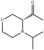 Ethanone, 1-[(3R)-4-(1-methylethyl)-3-morpholinyl]- Struktur