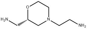 4-Morpholineethanamine,2-(aminomethyl)-,(2S)- Struktur