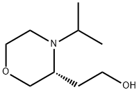 3-Morpholineethanol, 4-(1-methylethyl)-, (3R)- Struktur