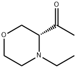 Ethanone, 1-[(3R)-4-ethyl-3-morpholinyl]- Struktur