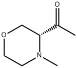 Ethanone, 1-[(3R)-4-methyl-3-morpholinyl]- Struktur