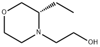 4-Morpholineethanol, 3-ethyl-, (3S)- Struktur