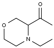 Ethanone, 1-(4-ethyl-3-morpholinyl)- Struktur