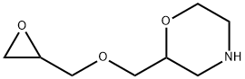 Morpholine,2-[(2-oxiranylmethoxy)methyl]- Struktur