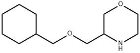 Morpholine, 3-[(cyclohexylmethoxy)methyl]- Struktur