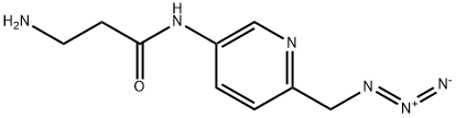 picolyl-azide-NH2 Struktur