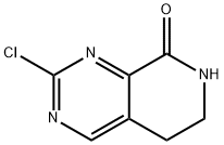 Pyrido[3,4-d]pyrimidin-8(5H)-one, 2-chloro-6,7-dihydro- Struktur