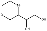 1,2-Ethanediol, 1-(3-morpholinyl)- Struktur