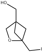 1-(iodomethyl)-2-oxabicyclo[2.1.1]hexan-4-yl]methanol Struktur