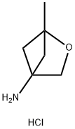 2-Oxabicyclo[2.1.1]hexan-4-amine, 1-methyl-, hydrochloride (1:1) Struktur