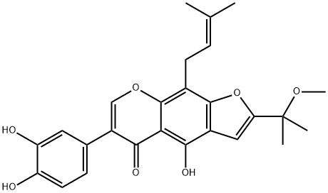 Derrisisoflavone H Struktur