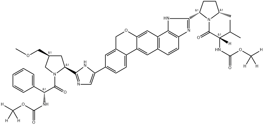 Velpatasvir-d7 Struktur