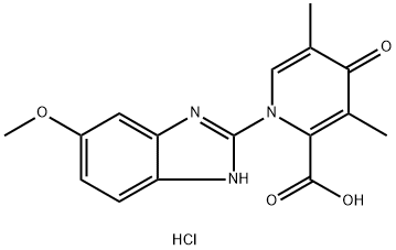 2-Pyridinecarboxylic acid, 1,4-dihydro-1-(6-methoxy-1H-benzimidazol-2-yl)-3,5-dimethyl-4-oxo-, hydrochloride (1:1)|奧美拉唑雜質(zhì)2