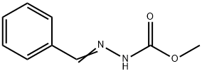 Hydrazinecarboxylic acid, 2-(phenylmethylene)-, methyl ester Struktur