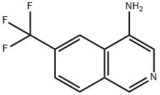 4-Isoquinolinamine, 6-(trifluoromethyl)- Struktur